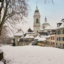 Winter in Solothurn, St. Ursen Kathedrale